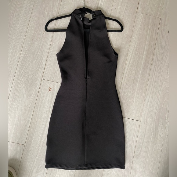 Black high night mini dress - Picture 3 of 3